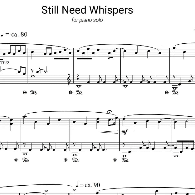 Still Need Whispers - Piano Solo - Jordi Forniés