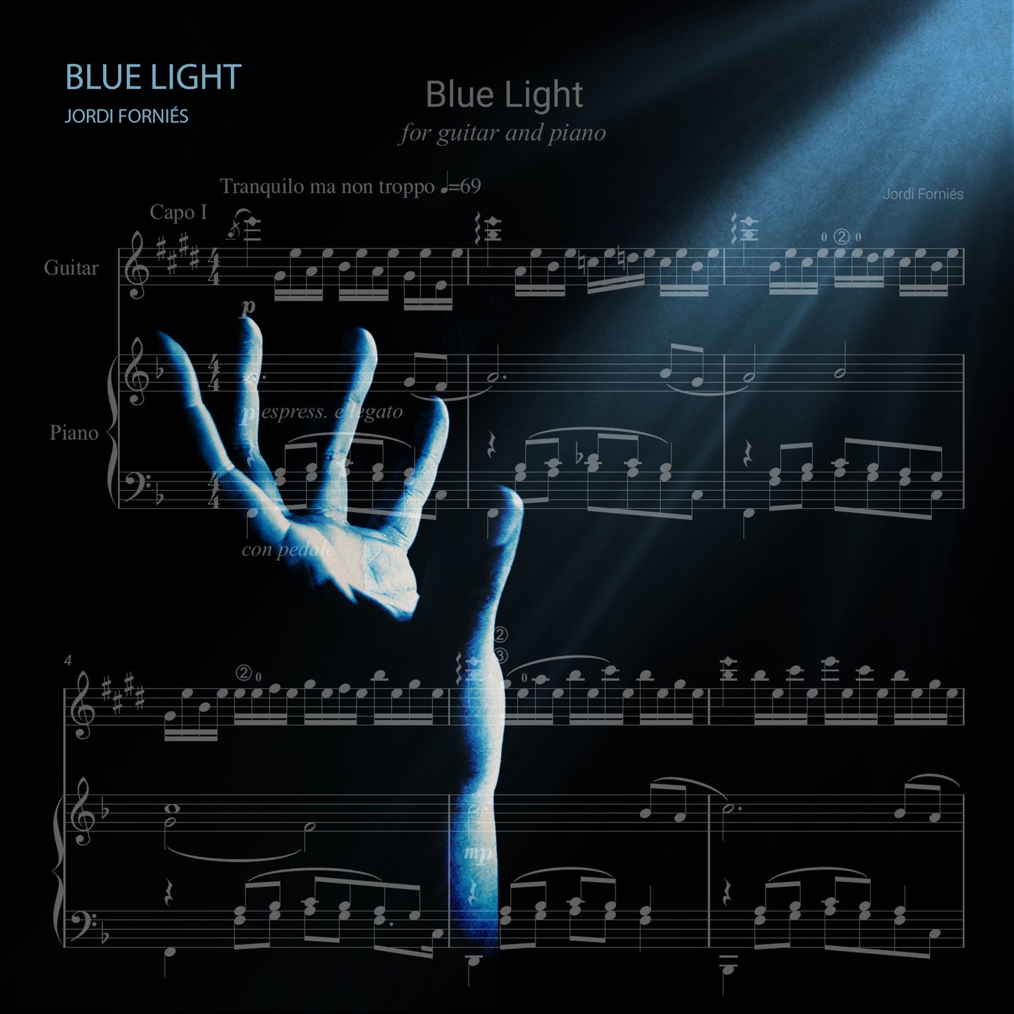 Blue Light - Guitar and Piano - Jordi Forniés