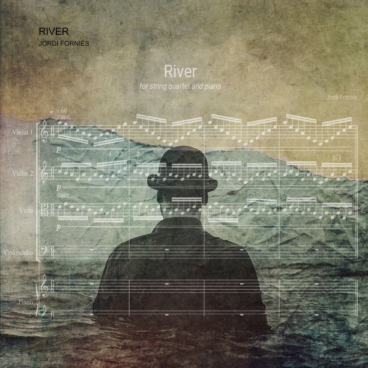 River - String quartet and piano - Jordi Forniés